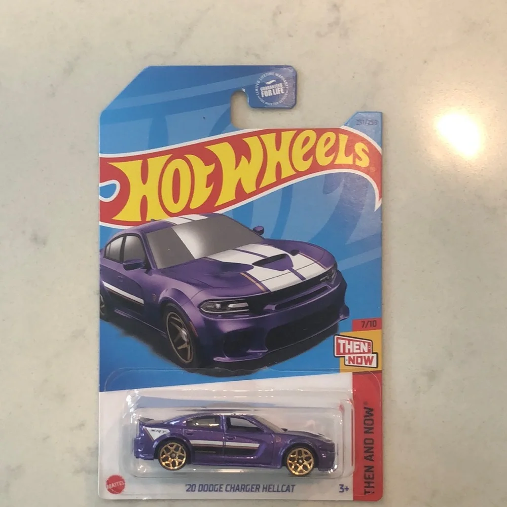 Purple 20 Dodge Charger Hellcat Toy Car